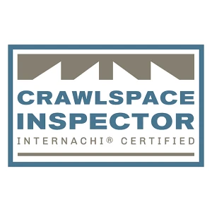 InterNACHI certification logo for crawlspace inspector