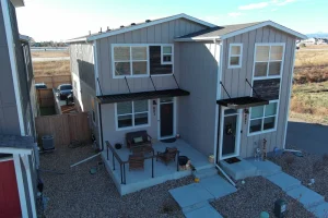 image taken from a drone used for a home inspection