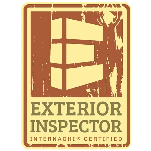 InterNACHI certification logo for exterior home inspections