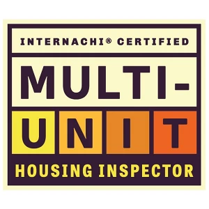InterNACHI certification logo for multi-unit inspections