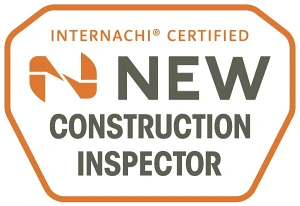 InterNACHI certification logo for residential new construction home inspections